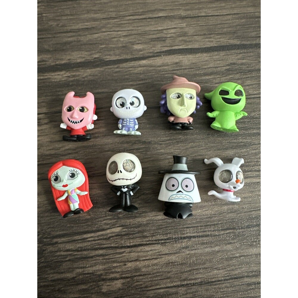 Nightmare Before Christmas Disney Doorables LOT 8 Jack Skellington SALLY Zero